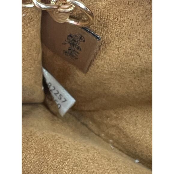 EUC Coach Mini Skinny ID Case Black Leather Keyring Wallet - Picture 8 of 9